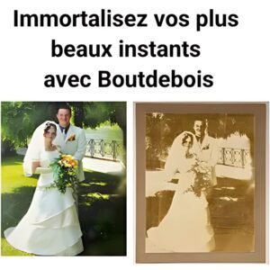 Gravure Photo sur Bois – Immortalisez vos Moments Précieux